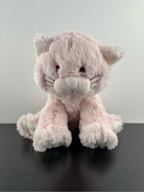 Little Miracles RARE Pink Kitty Cat 10” Soft & Cuddly Plush Stuffed Animal